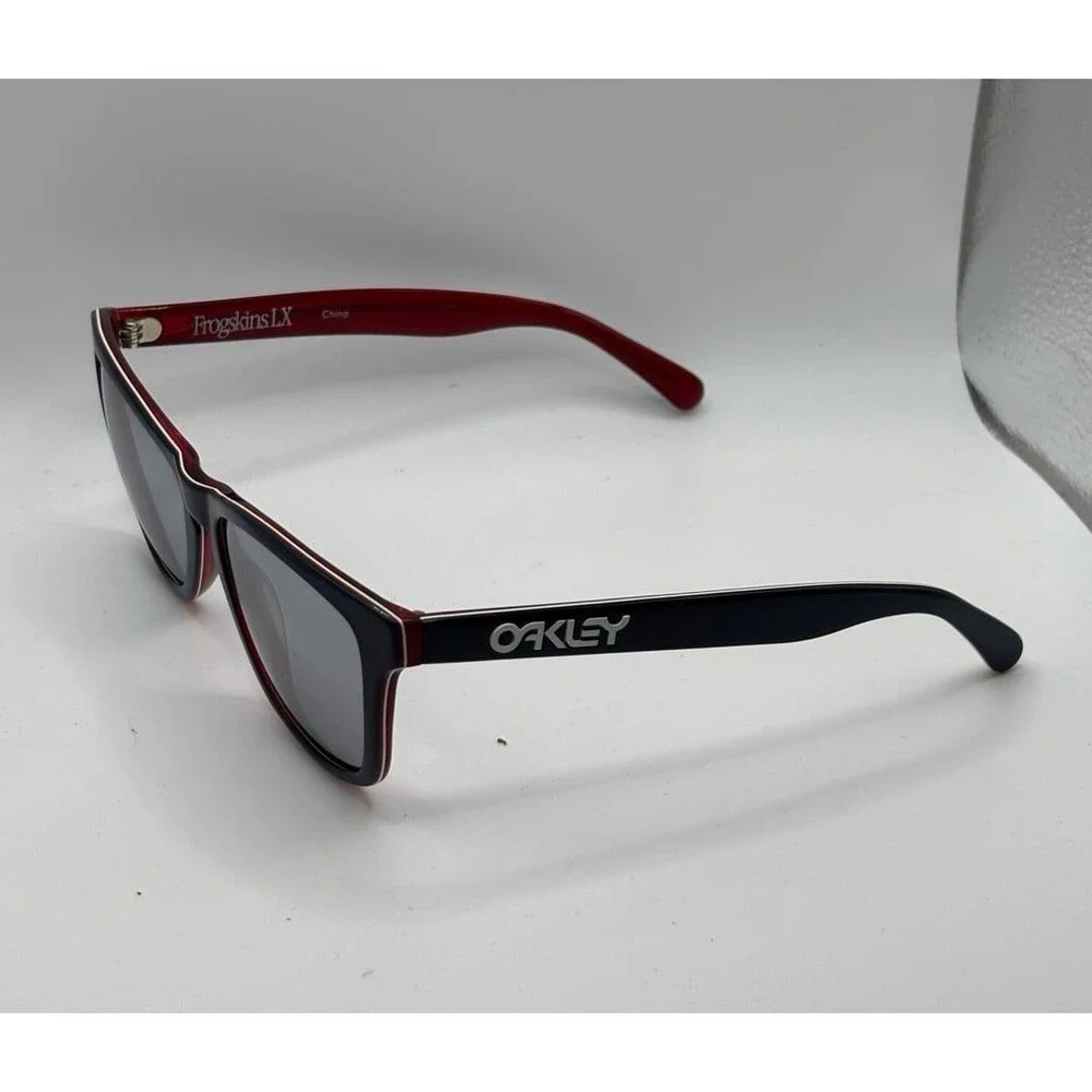 Oakley Frogskins LX OO2043-06 Red and Blue Sunglasses